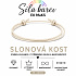 Síla barev Šňůrkový náramek – Slonová kost | Symbol elegance, vytříbeného vkusu a nadčasovosti | nastavitelný 16 - 30 cm