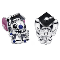 Charm Disney Lilo a Stitch - Graduation 2025, korálek na náramek gradace, film