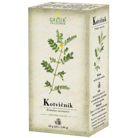 Grešík Kotvičník bylinný čaj 20 x 1 g