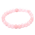 Růženin náramek elastický přírodní kámen, kulička 6 mm / 16 cm, pro děti, kámen lásky