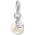 Charm Perla s čtyřlístkem, humří spona, přívěsek na náramek symbol