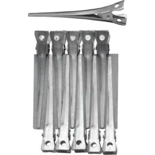 Duko Betky Spona do vlasů hliníková stříbrná 10 kusů 002 Duko Betky Spona do vlasů hliníková stříbrná 10 kusů 002