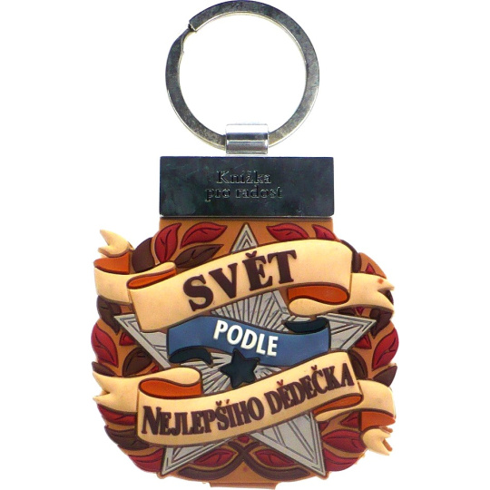 Albi Knížka se jménem na klíče Svět podle nejlepšího dědečka 6 x 9,5 cm