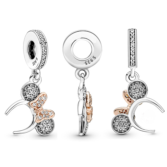 Charm Disney čelenka Minnie Mouse, přívěsek na náramek film