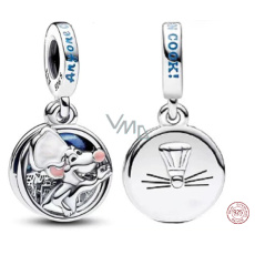 Charm Sterlingové stříbro 925 Disney Pixar Ratatouille krysák Remy 2v1, přívěsek na náramek film Charm Sterlingové stříbro 925 Disney Pixar Ratatouille krysák Remy 2v1, přívěsek na náramek film