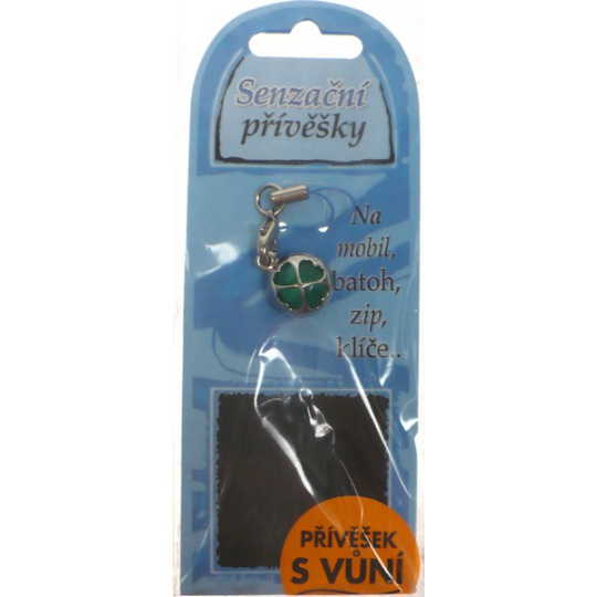 Nekupto Senzační přívěšek Čtyřlístek modrý 1 kus