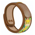 Parakito Repelentní náramek proti komárům dětský Žirafa přírodní, znovuplnitelný, voděodolný,ochrana 24h /den - 15 dní na náplň + dvě náplně pro děti
