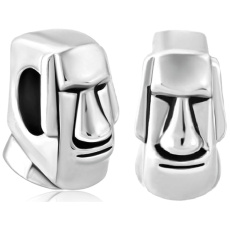 Charm Velikonoční ostrov Moai Socha, korálek na náramek cestování