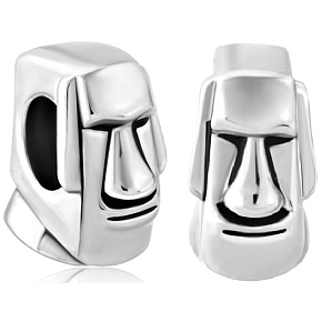 Charm Velikonoční ostrov Moai Socha, korálek na náramek cestování