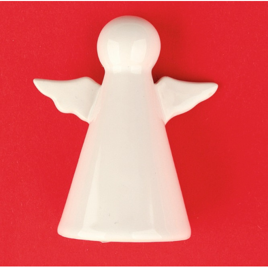 Anděl keramický figurka 6 cm