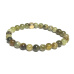 Tsavorite zelený náramek elastický přírodní kámen, kulička 6 mm / 16 - 17 cm, maskot zahradníků