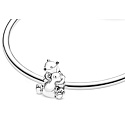Charm Objímající se lední medvědi, korálek na náramek rodina