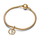 Charm Pozlacené znamení zvěrokruhu Rak, přívěsek na náramek