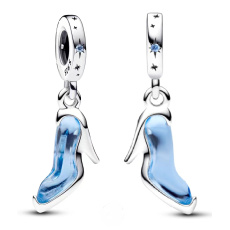 Charm Disney Popelka - skleněný pantoflíček, přívěsek na náramek film