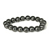 Magnetovec zeštíhlující magnetický náramek elastický přírodní kámen, kulička 10 mm / 16 - 17 cm
