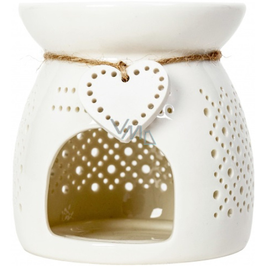 Heart & Home Aromalampa malá bílá 9,5 cm Heart & Home Aromalampa malá bílá 9,5 cm