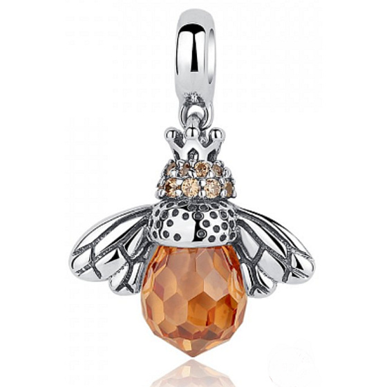Charm Včelí královna, přívěsek na náramek zvíře