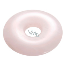 Růženín Donut přírodní kámen 30 mm, kámen lásky Růženín Donut přírodní kámen 30 mm, kámen lásky