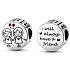 Charm Rodinné přátelství - sestry, korálek na náramek rodina
