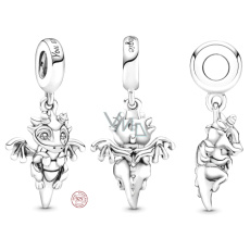 Charm Sterlingové stříbro 925 Magický drak, přívěsek na náramek, film Charm Sterlingové stříbro 925 Magický drak, přívěsek na náramek, film