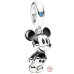 Charm Sterlingové stříbro 925 Disney Mickey Mouse, myšák přívěsek na náramek film