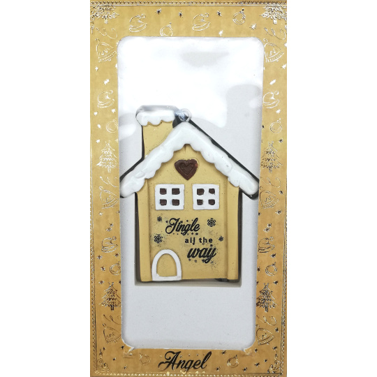 Epee Anděl strážný Domeček Jingle All The Way na zavěšení 7,5 cm