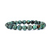 Jadeit Africký náramek elastický přírodní kámen, kulička 8 mm / 16 - 17 cm