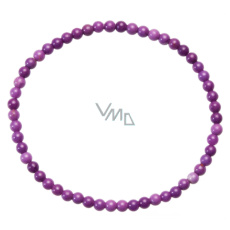 Fosfosiderit náramek elastický přírodní kámen, kulička 4 mm / 16 - 17cm, kámen klidu a stability