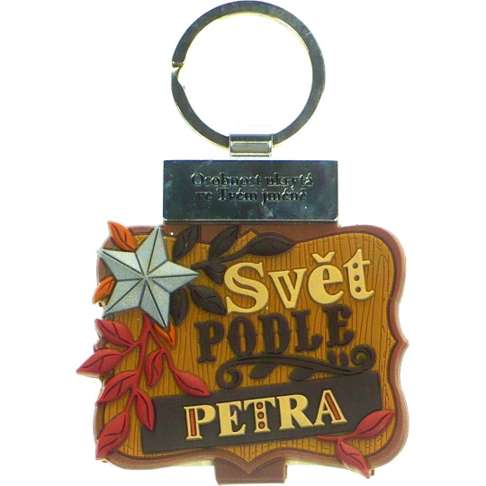 Albi Knížka se jménem na klíče Svět podle Petra 6 x 9,5 cm
