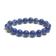 Lapis Lazuli náramek elastický přírodní kámen, kulička 10 mm / 16 - 17 cm, kámen harmonie