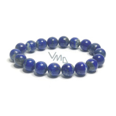 Lapis Lazuli náramek elastický přírodní kámen, kulička 10 mm / 16 - 17 cm, kámen harmonie
