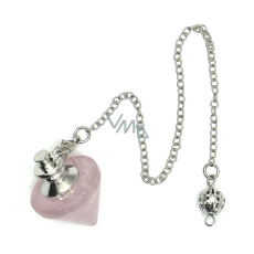 Růženin kyvadlo přírodní kámen pro proutkaření, věštění 2,5 x 2 cm, kámen lásky Růženin kyvadlo přírodní kámen pro proutkaření, věštění 2,5 x 2 cm, kámen lásky