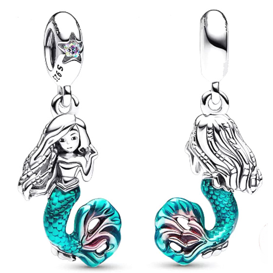 Charm Disney Malá mořská víla - Ariel, přívěsek na náramek, film