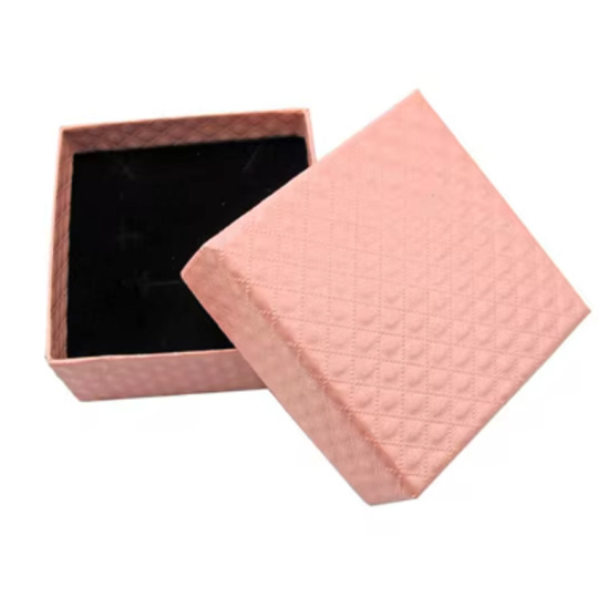 Dárková krabička texturovaný papír s houbičkou na šperky oranžová 5,1 x 5 x 3,3 cm 1 kus Dárková krabička texturovaný papír s houbičkou na šperky oranžová 5,1 x 5 x 3,3 cm 1 kus