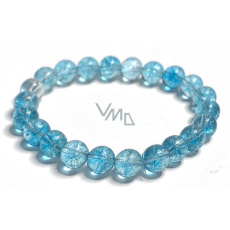 Topaz náramek elastický přírodní kámen, kulička 8 mm / 16 - 17 cm, kámen moudrosti Topaz náramek elastický přírodní kámen, kulička 8 mm / 16 - 17 cm, kámen moudrosti