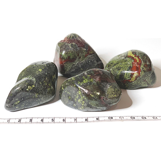 Epidot, Tromlovaný přírodní kámen 100 - 160 g, 1 kus, kámen pro léčení srdce