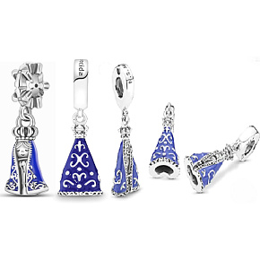 Charm Duchovní symbol, a Naše Paní z Aparecidy, přívěsek na náramek