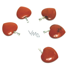 Jaspis červený Srdce přívěsek přírodní kámen, 2 cm 1 kus, kámen úplné péče Jaspis červený Srdce přívěsek přírodní kámen, 2 cm 1 kus, kámen úplné péče