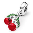 Charm Třešně, přívěsek na náramek, jídlo a pití