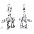 Charm Sterlingové stříbro 925 Marvel Star Wars AT-AT Walker, přívěsek na náramek film