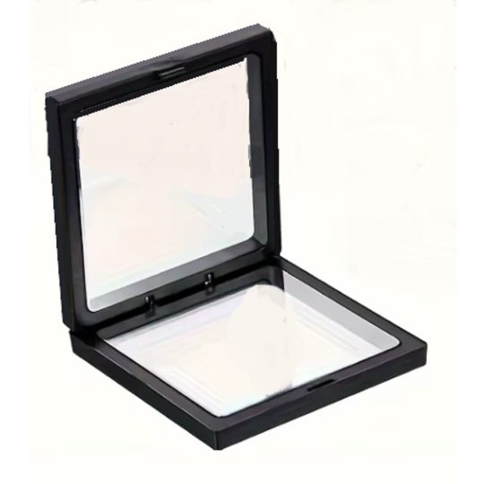 3D plovoucí rámeček s folií černý 7 x 7 cm