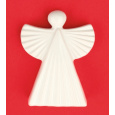 Anděl keramický figurka, vroubkovaný 9 cm