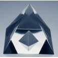 Křišťálové sklo Pyramida v pyramidě křišťál 50 mm