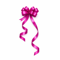 Kokarda – stahovací ozdobná stuha fuchsiová (cyklámenová) 50 cm