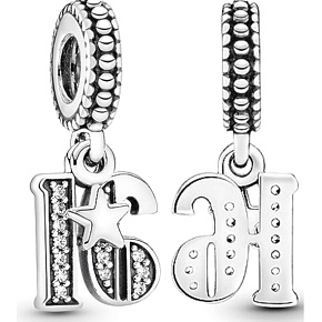 Charm 18 výročí, přívěsek na náramek