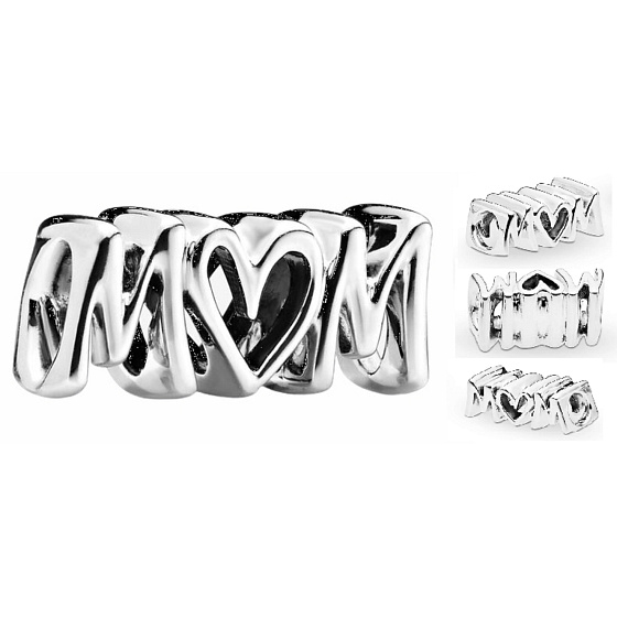 Charm Mom, korálek na náramek písmena