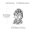Charm Duchovní symbol, Buddha – klid mysli, ochrana a vnitřní síla, korálek na náramek