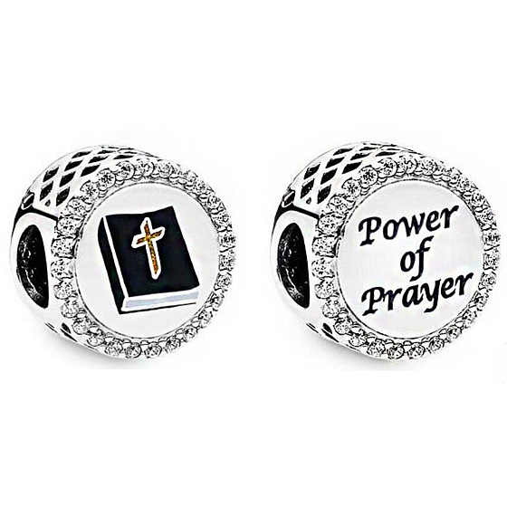Charm Duchovní symbol, síla modlitby, korálek na náramek