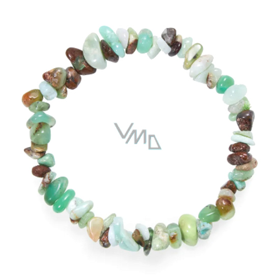 Chryzopras náramek elastický sekaný přírodní kámen 19 cm, kámen harmonie rodinných vztahů Chryzopras náramek elastický sekaný přírodní kámen 19 cm, kámen harmonie rodinných vztahů