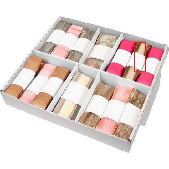 Ditipo Stuha látková Flora hnědá průsvitný pruh 3 m x 25 mm